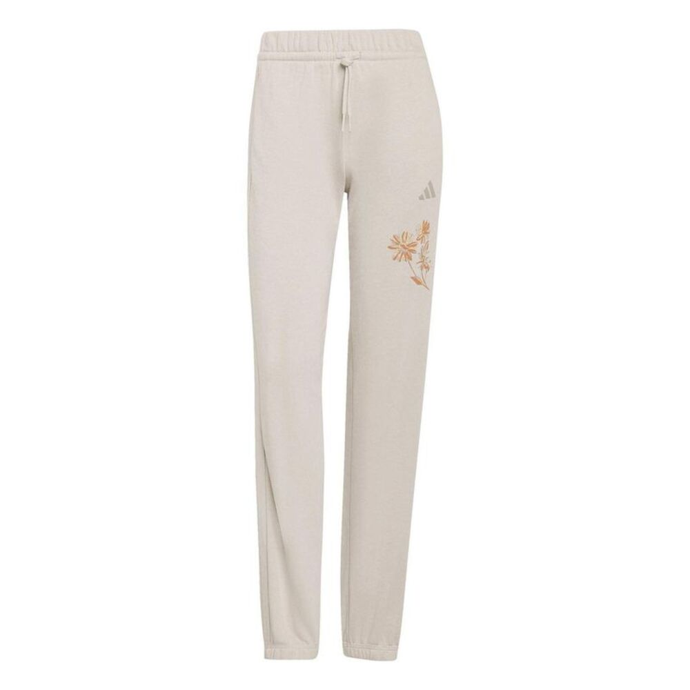 Adidas Womens/Ladies Fleece Floral Joggers / Wonder Alumina